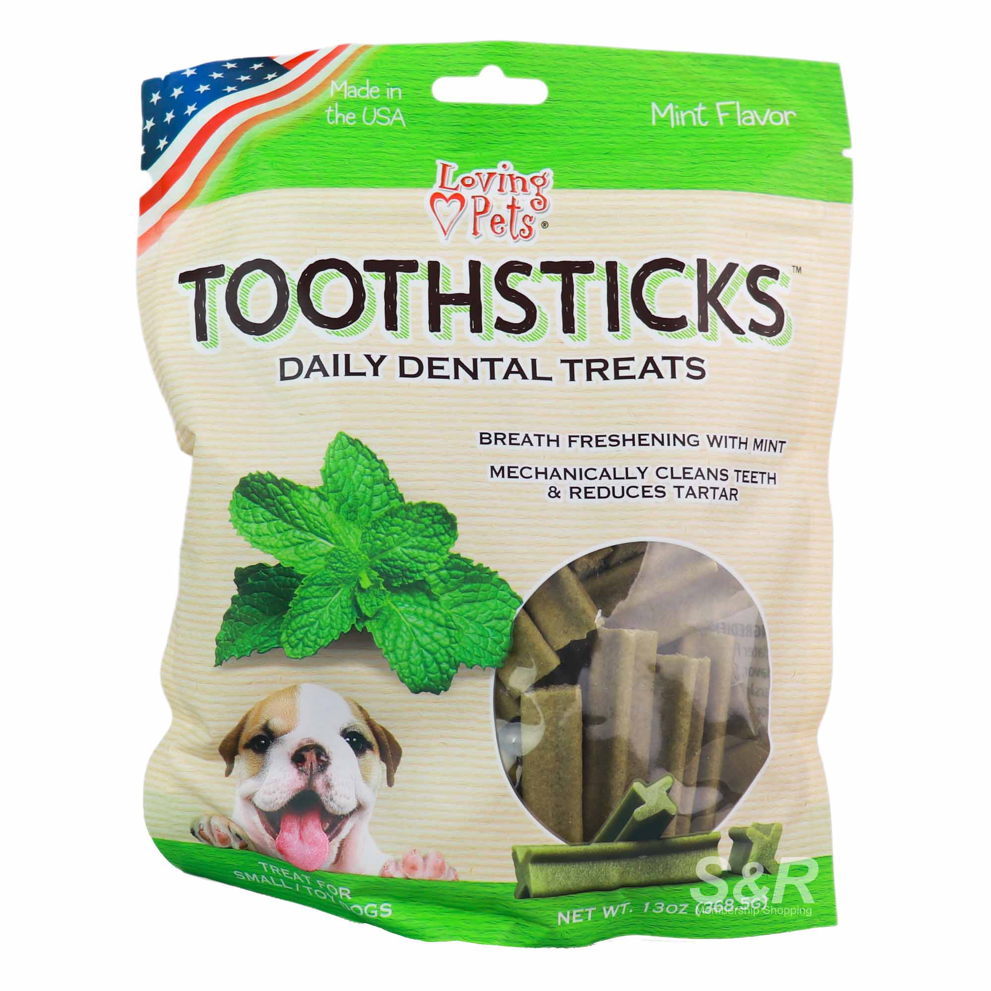 Loving Pets Toothsticks Daily Dental Treats 368.5g Loving Pets Toothsticks Daily Dental Treats 368.5g